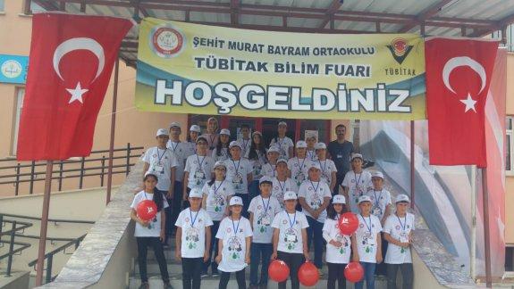 Tübitak 4006 Bilim Fuarı Altınbaşak Şehit Murat Bayram Ortaokulu ile Devam Etti