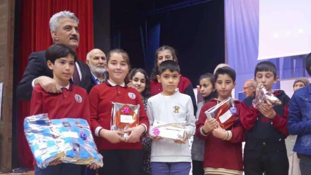 Üzümlü Fatih İlkokulu'nun Kitap Okuma Yarışmasında ki Başarısı